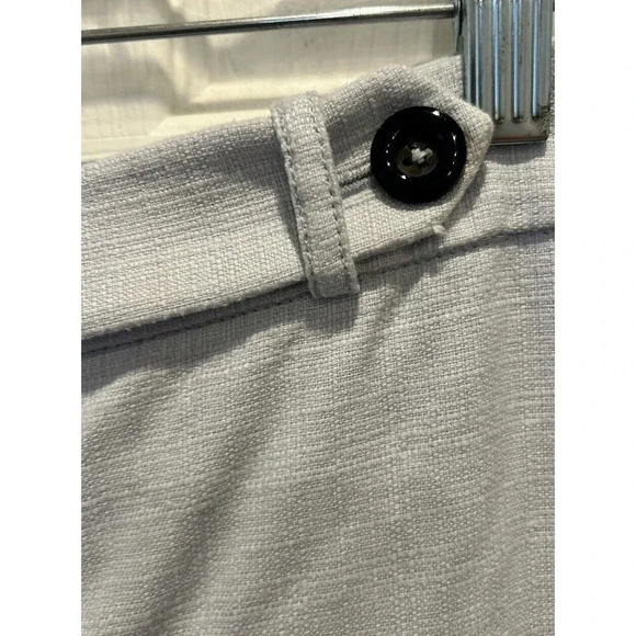 Anthropologie The Essential Slim Pant in Light Silver Light Blue Women’s Size 10 - Picture 3 of 7